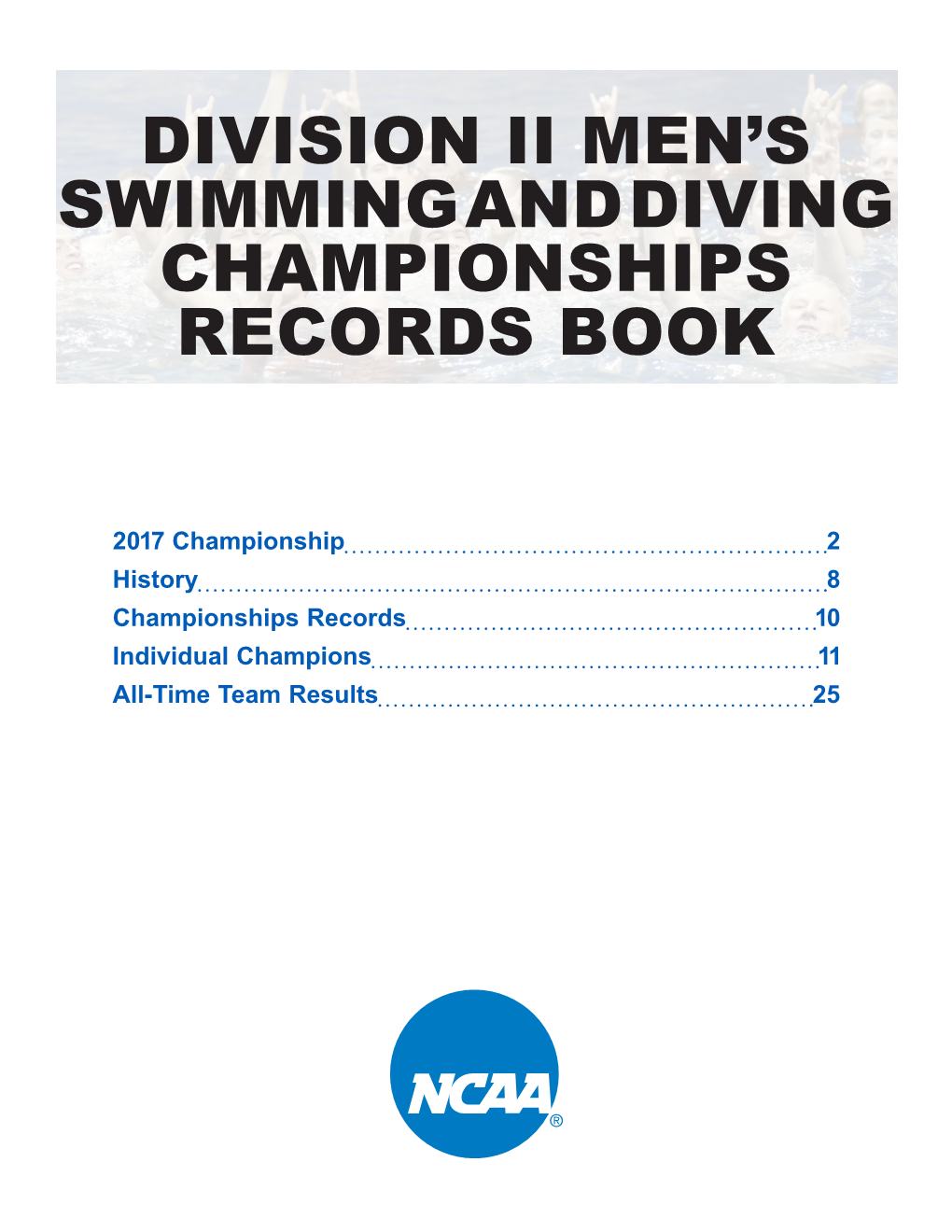 Division Ii Men's Swimming and Diving
