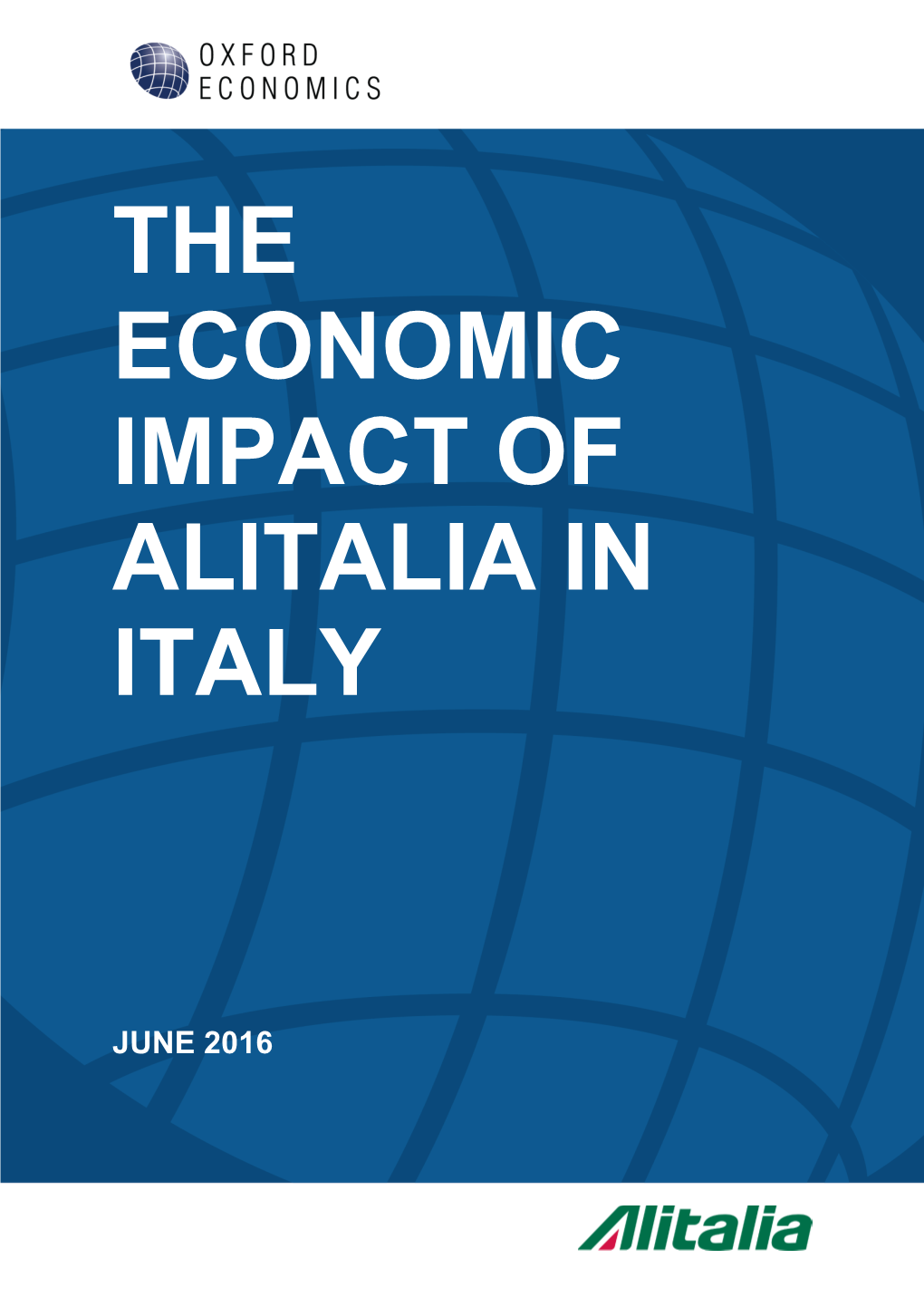 The Economic Impact of Alitalia in Italy