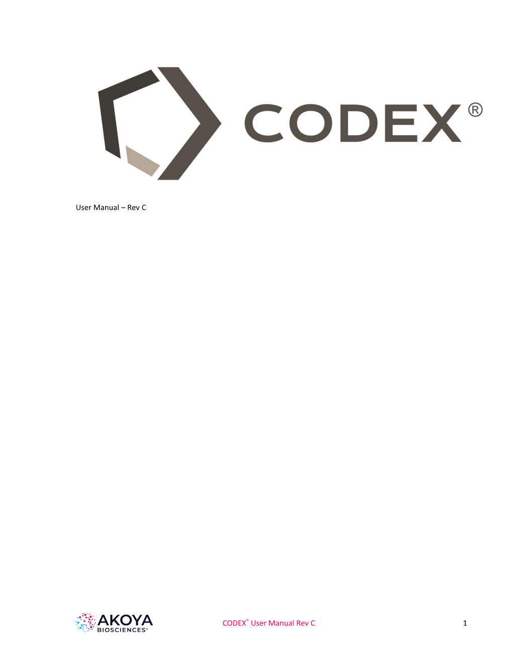 CODEX User Manual