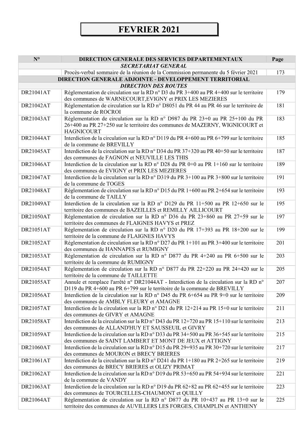 Pv Sommaire Coper 5 Fevrier 21