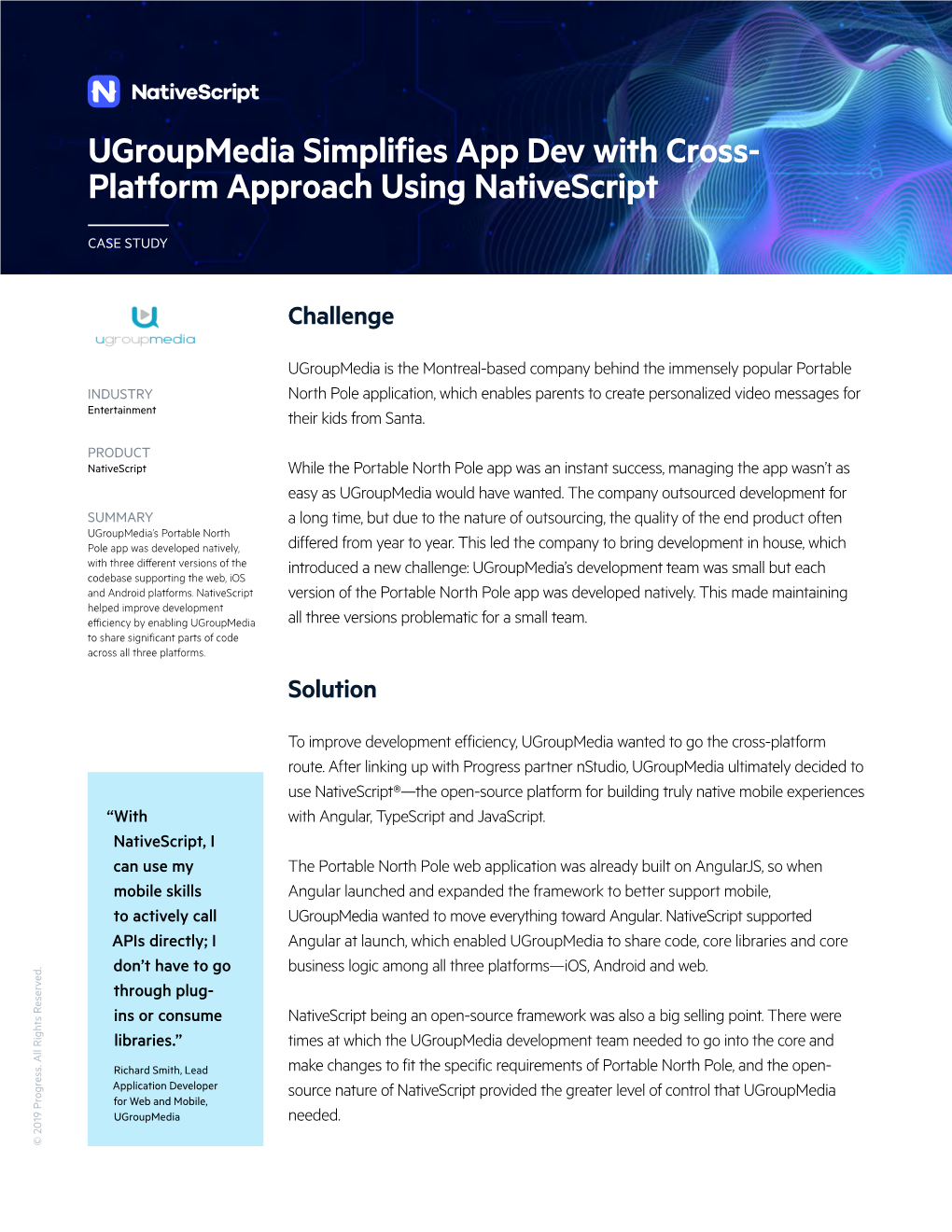 Ugroupmedia Simplifies App Dev with Cross- Platform Approach Using