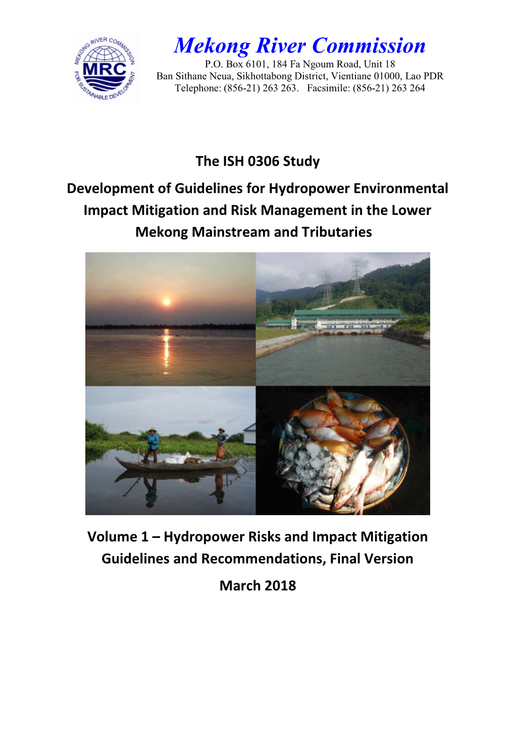 MRC Hydropower Mitigation Guidelines