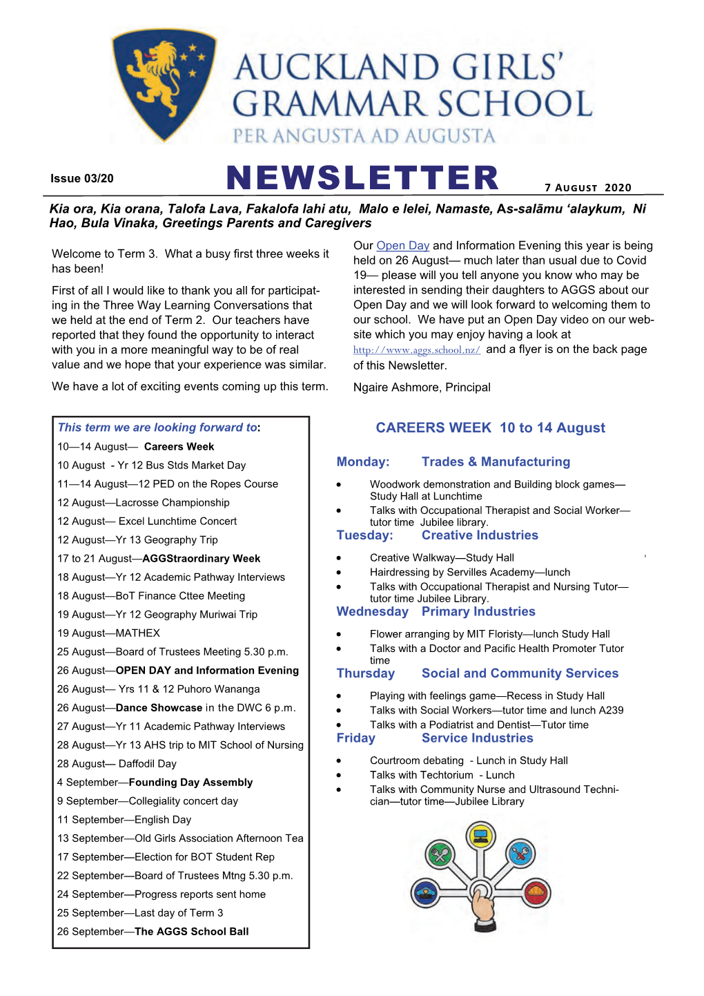 August 2020 Newsletter