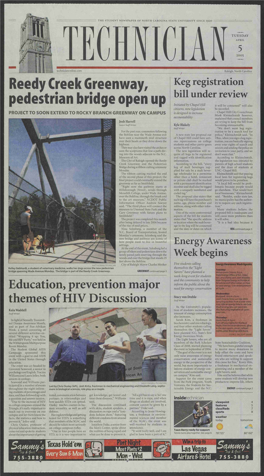 Reedy Creek the STUDENT NEWSPAPER of NORTH
