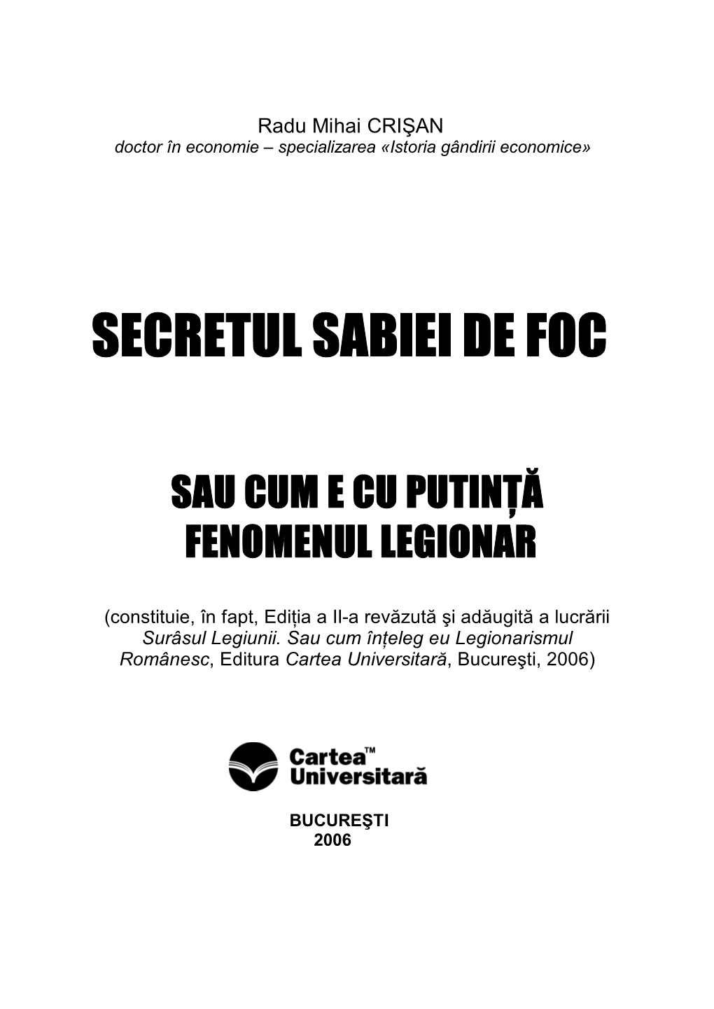 Secretul Sabiei De Foc