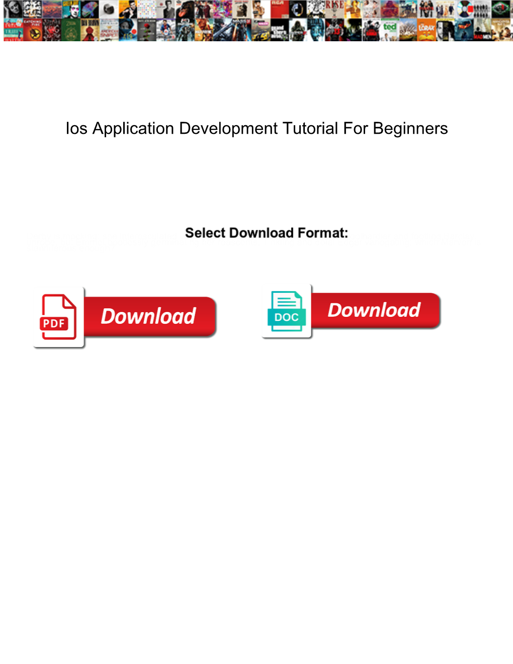 Ios Application Development Tutorial for Beginners