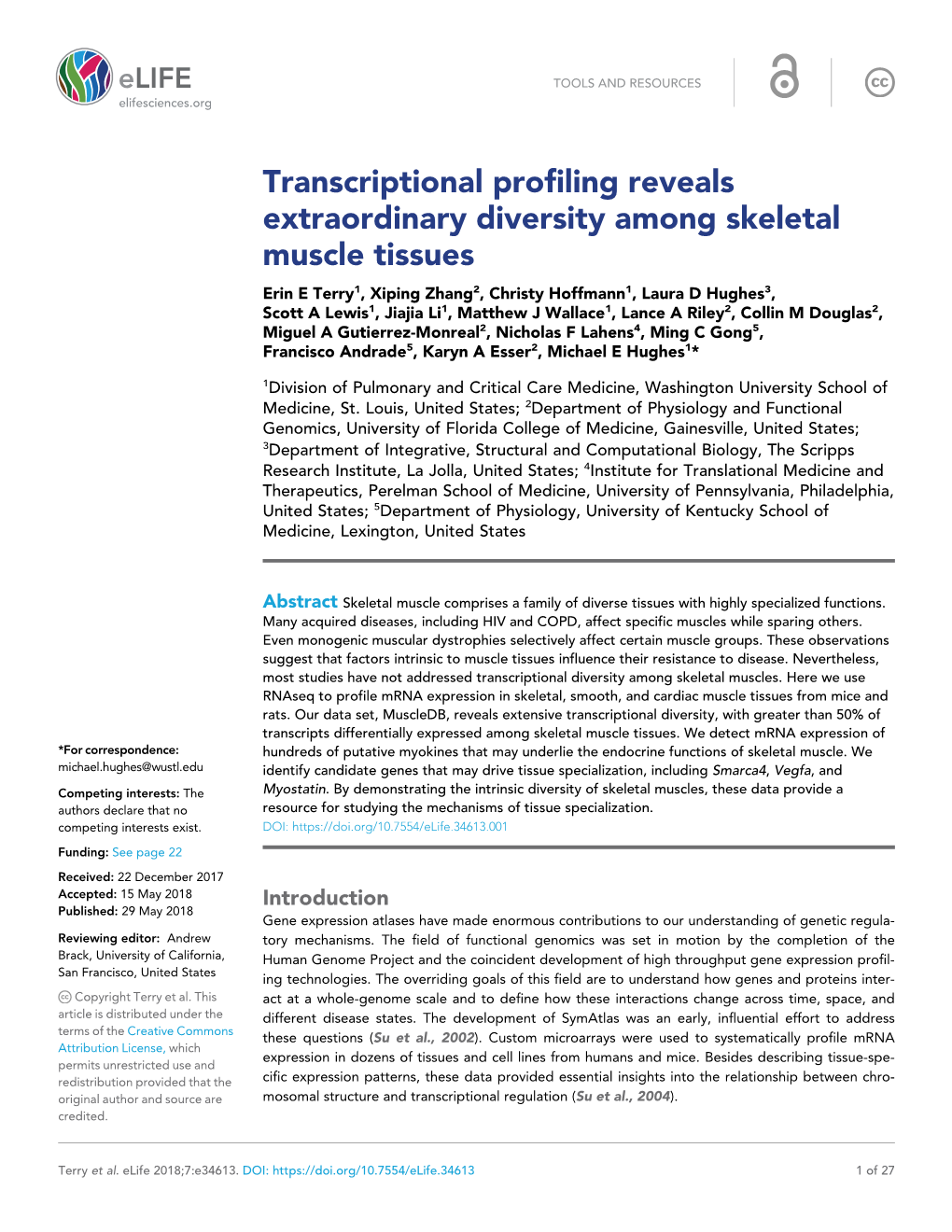 Transcriptional Profiling Reveals Extraordinary Diversity Among