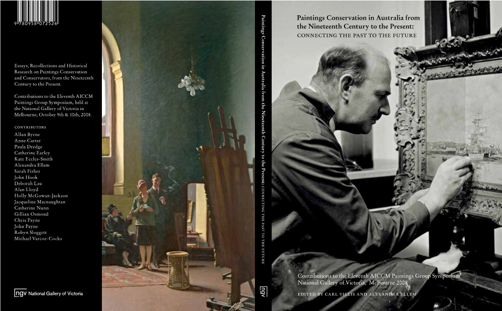 Paintings Conservation in Australia from the Nineteenth Century to The