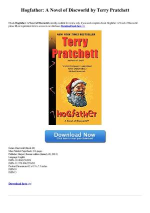 Hogfather: a Novel of Discworld by Terry Pratchett