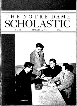Notre Dame Scholastic, Vol. 78, No. 05