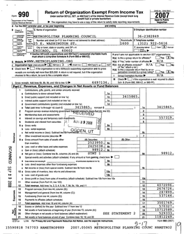 Return of Organization Exempt from Income Tax ' C ! Atli; 2^Q 8