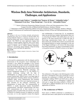 Wireless Body Area Networks: Architecture, Standards, Challenges, and Applications