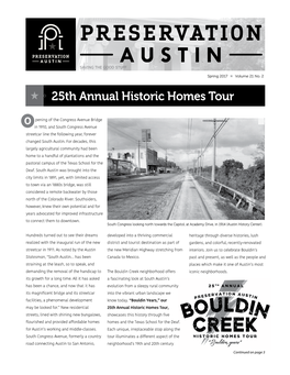 25Th Annual Historic Homes Tour