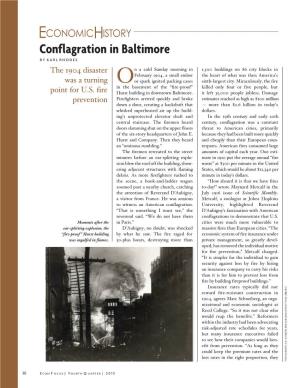 ECONOMICHISTORY Conflagration in Baltimore by KARL RHODES