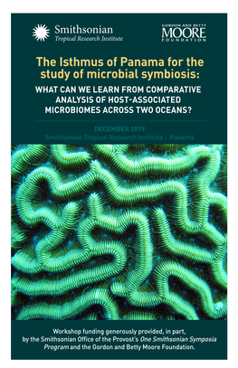 The Isthmus of Panama for the Study of Microbial Symbiosis: WHAT CAN WE LEARN from COMPARATIVE ANALYSIS of HOST-ASSOCIATED MICROBIOMES ACROSS TWO OCEANS?