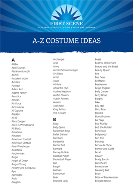 Az Costume Ideas