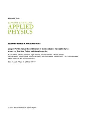 Cooper-Pair Radiative Recombination in Semiconductor Heterostructures: Impact on Quantum Optics and Optoelectronics