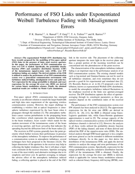 Performance of FSO Links Under Exponentiated Weibull Turbulence Fading with Misalignment Errors
