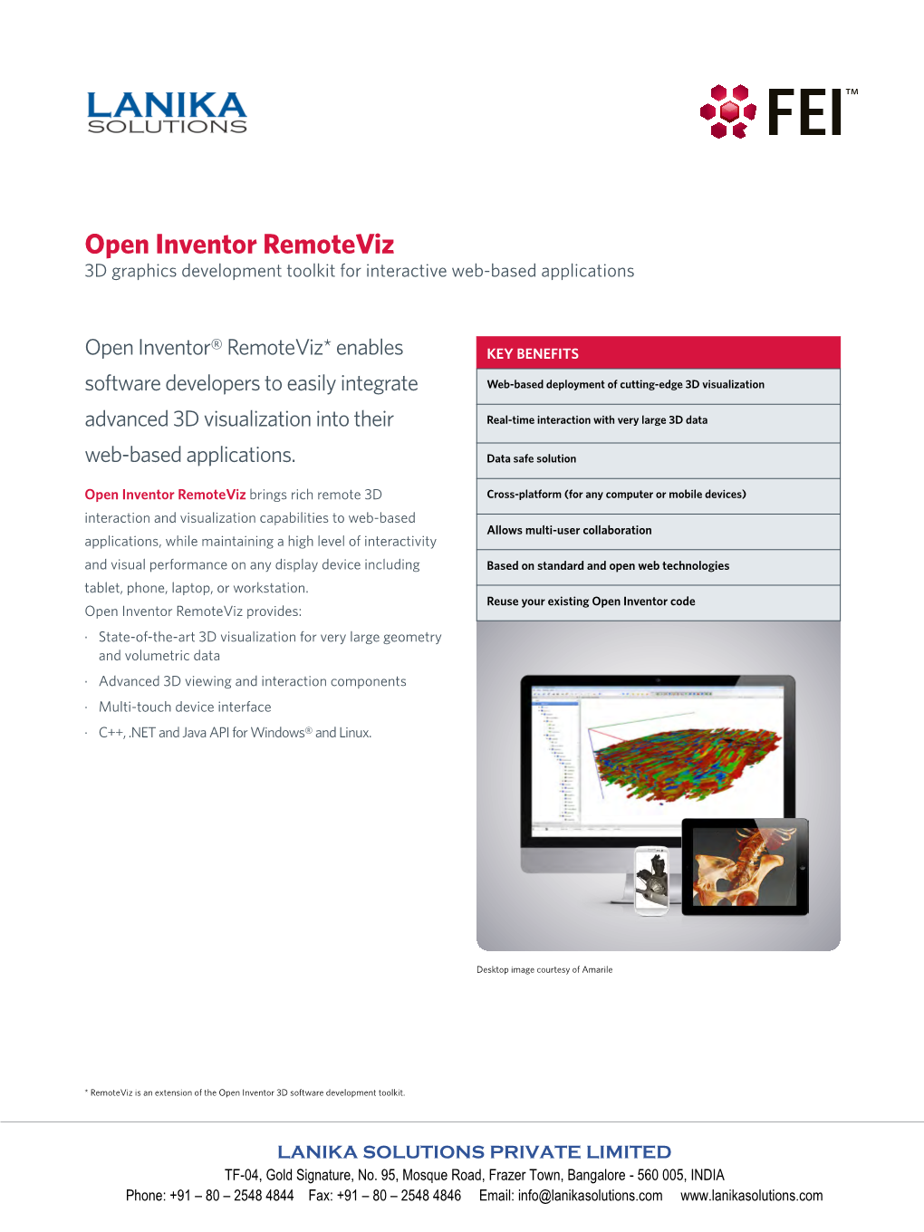 Open Inventor Remoteviz 3D Graphics Development Toolkit for Interactive Web-Based Applications