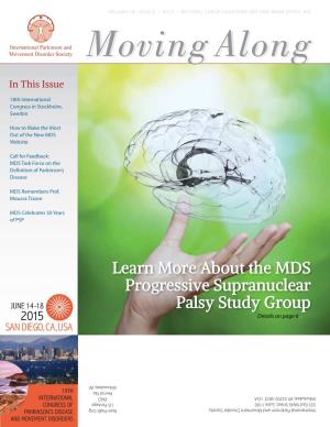 Learn More About the MDS Progressive Supranuclear Palsy