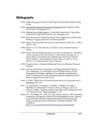 Chapter #3 Bibliography