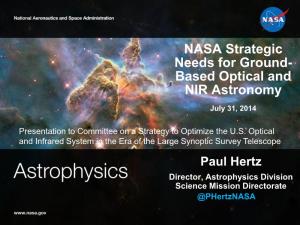 Based Optical and NIR Astronomy