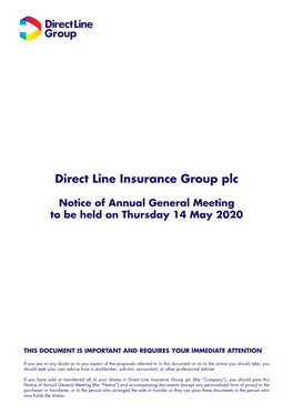 Direct Line Insurance Group Plc