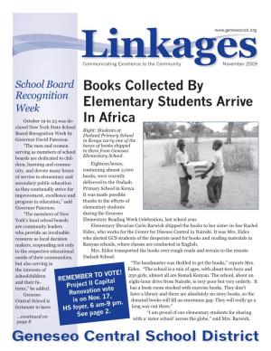 Books Collected by Elementary Students Arrive in Africa