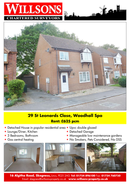29 St Leonards Close, Woodhall Spa