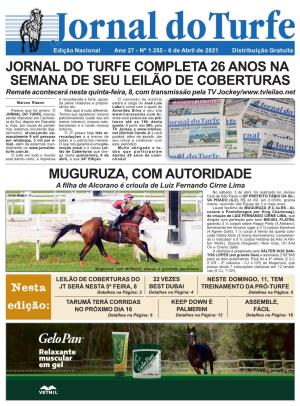 Jornal Do Turfe Completa 26 Anos Na Semana De Seu Leilão De Coberturas
