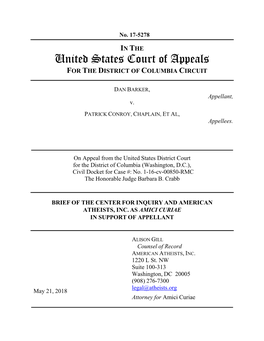 United States Court of Appeals for the DISTRICT of COLUMBIA CIRCUIT