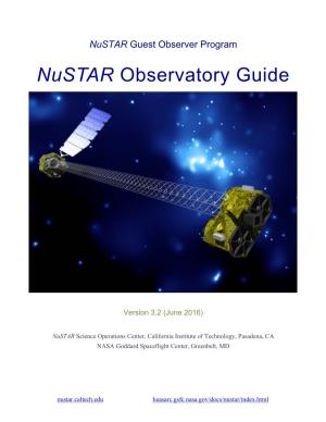 Nustar Observatory Guide
