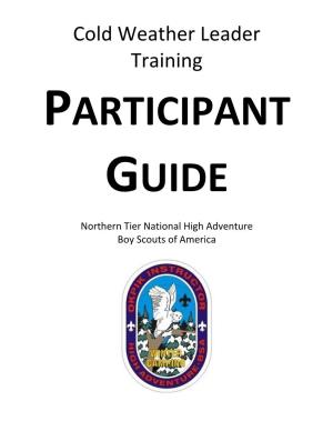 Cold Weather Leader Training PARTICIPANT GUIDE