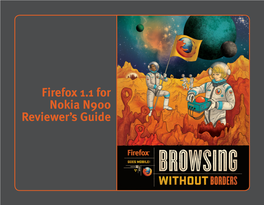 Firefox 1.1 for Nokia N900 Reviewer's Guide