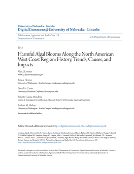 Harmful Algal Blooms Along the North American West Coast Region: History, Trends, Causes, and Impacts Alan J