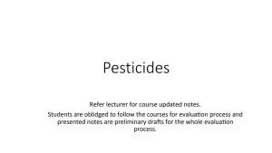 Pesticides Definition