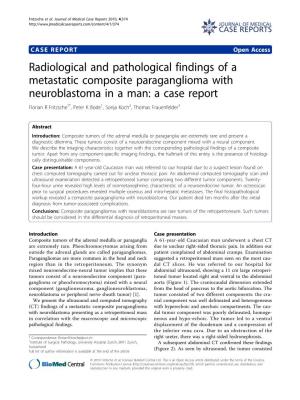 Radiological and Pathological Findings of a Metastatic Composite