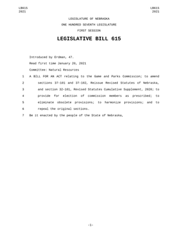 Legislative Bill 615