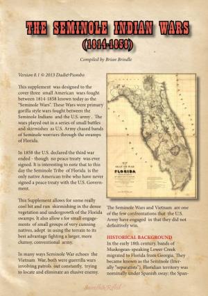 The Seminole Indian Wars (1814-1858)