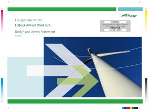 Design and Access Statement April 2015 FULBECK AIRFIELD WIND FARM DESIGN and ACCESS STATEMENT