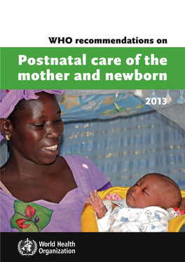 Postnatal Care of the Mother and Newborn