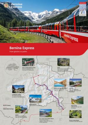Bernina Express from Glaciers to Palms