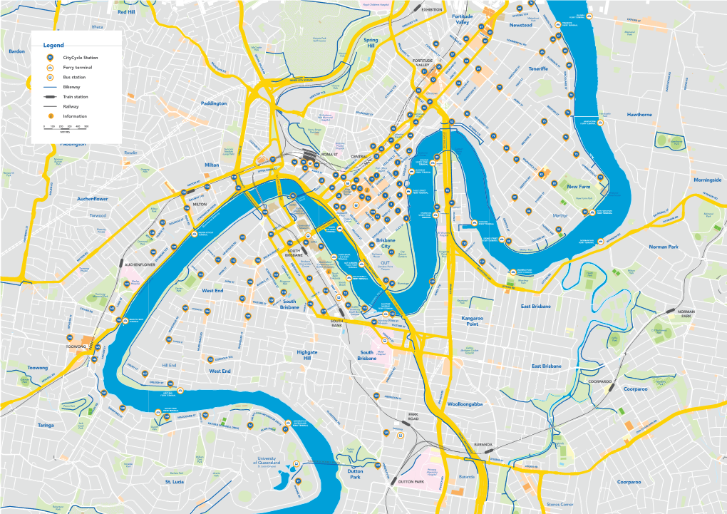 Newstead Teneriffe Hawthorne Fortitude Valley Spring Hill