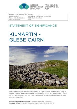 Kilmartin Glebe Cairn Statement of Significance