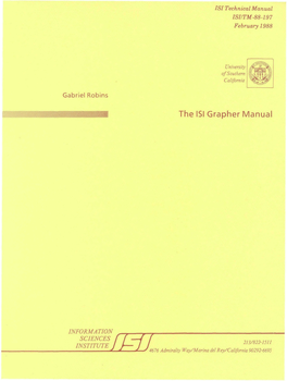 The ISI Grapher Manual