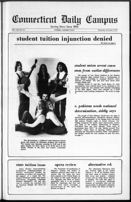 Student Tuition Injunction Denied See Story on Page 6
