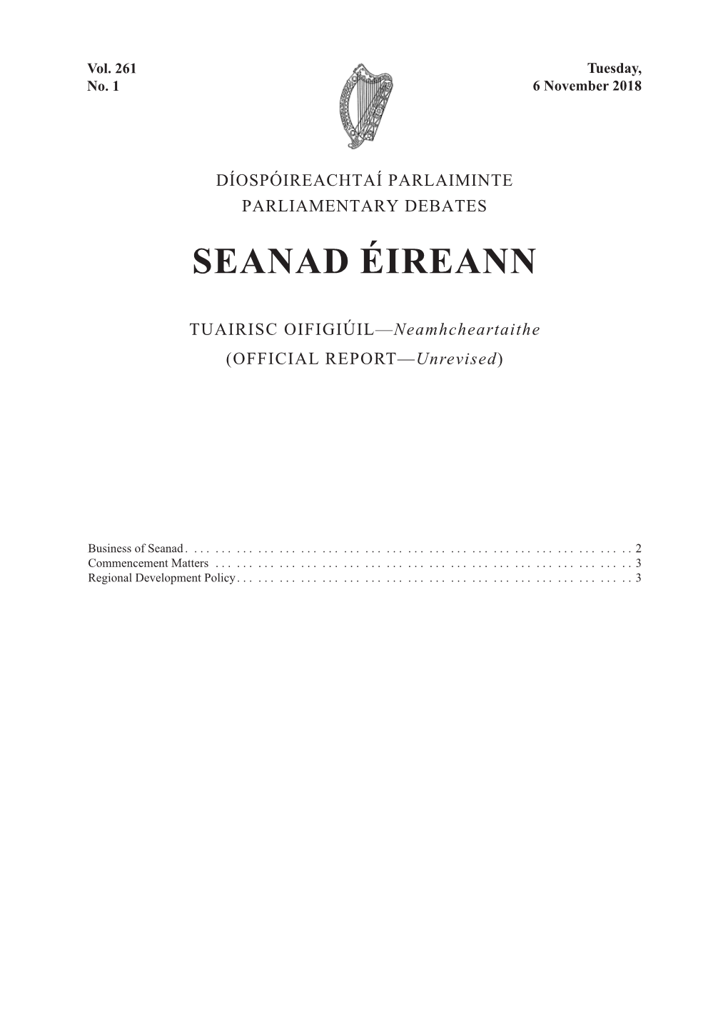 Seanad Éireann