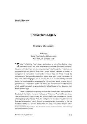 The Sardar's Legacy | Shantanu Chakrabarti