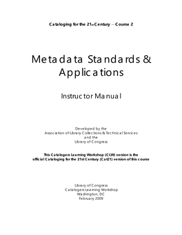 MSA Instructor Manual