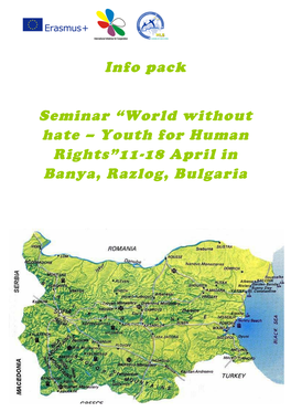 Info Pack Seminar “World Without Hate – Youth for Human Rights”11-18